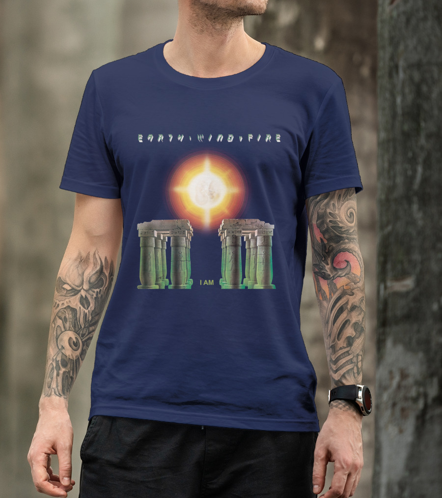 Earth Wind Fire I Am Sun Stonehenge Concept T-Shirt