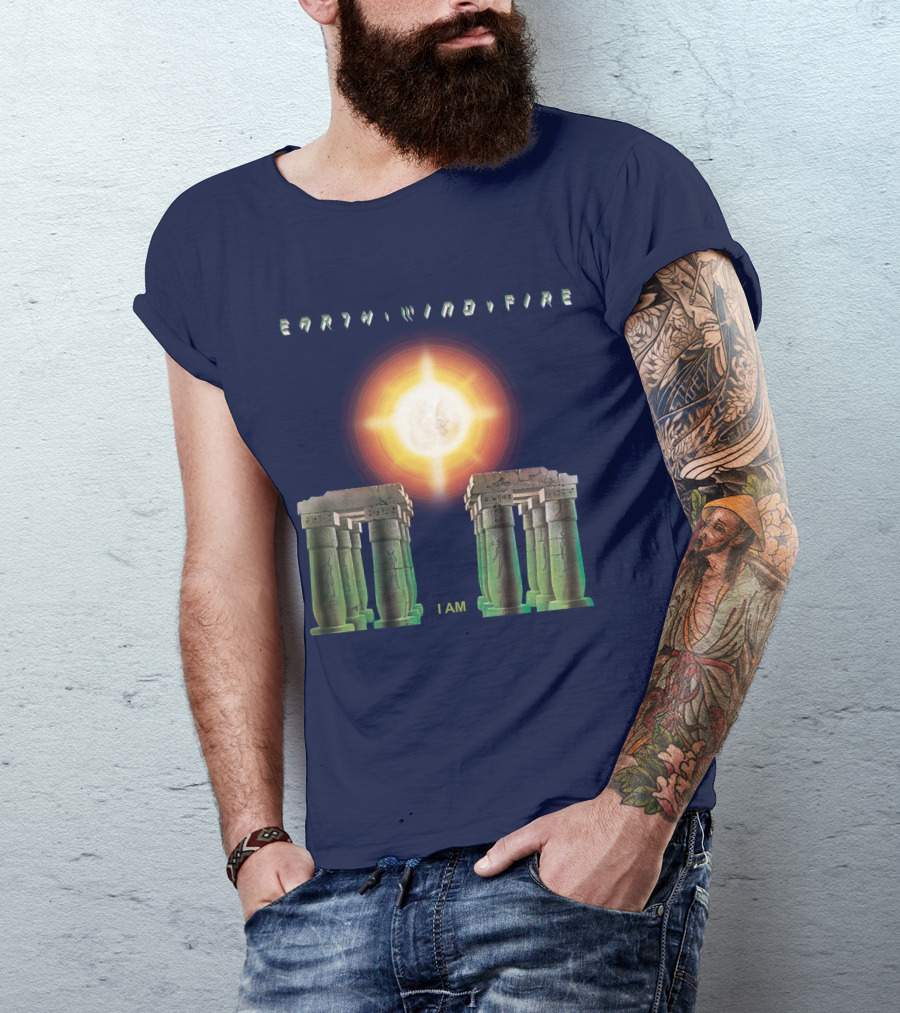 Earth Wind Fire I Am Sun Stonehenge Concept T-Shirt