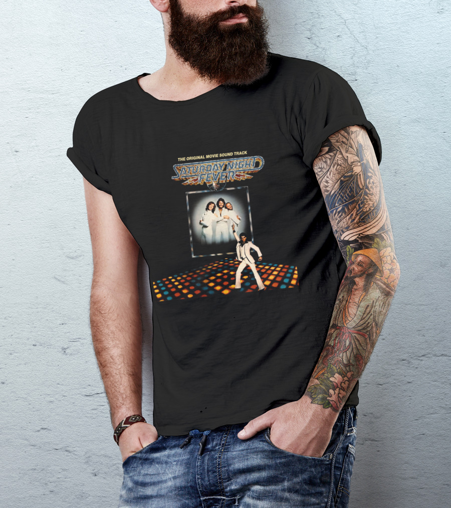 Saturday Night Fever Original Movie Soundtrack Bg T-Shirt