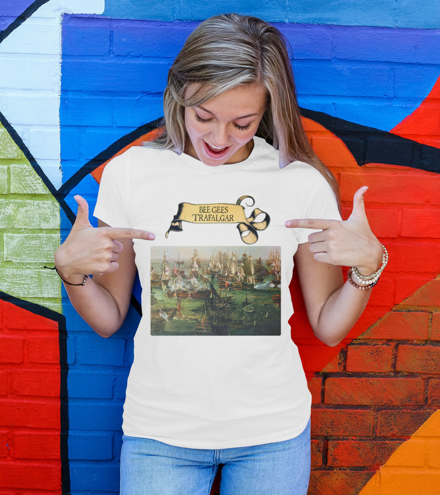 Bee Gees Trafalgar Naval Battle Scene T-Shirt