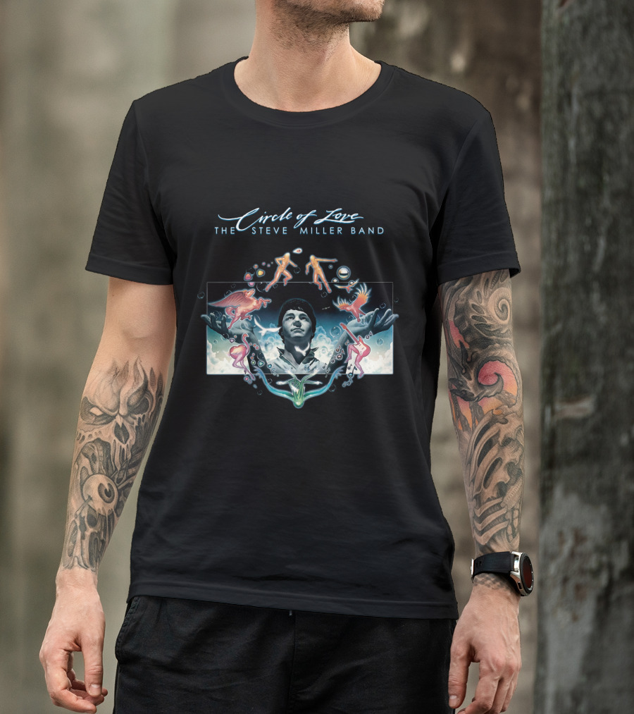 Circle Of Love The Steve Miller Band Album Cover Artwork T-Shirt