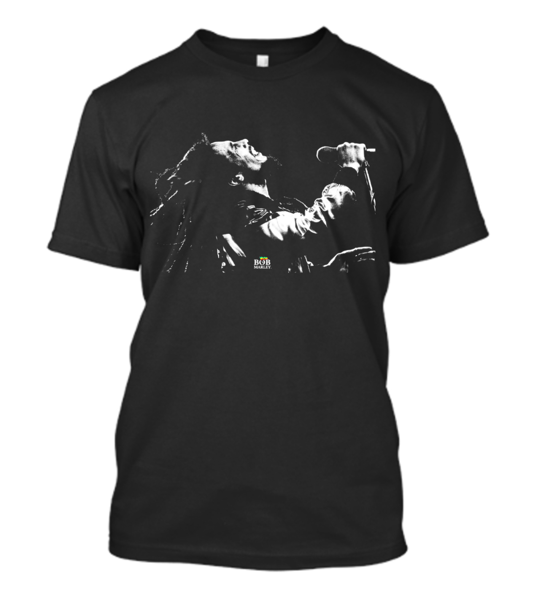 Bob Marley Live Performance Microphone Passion T-Shirt