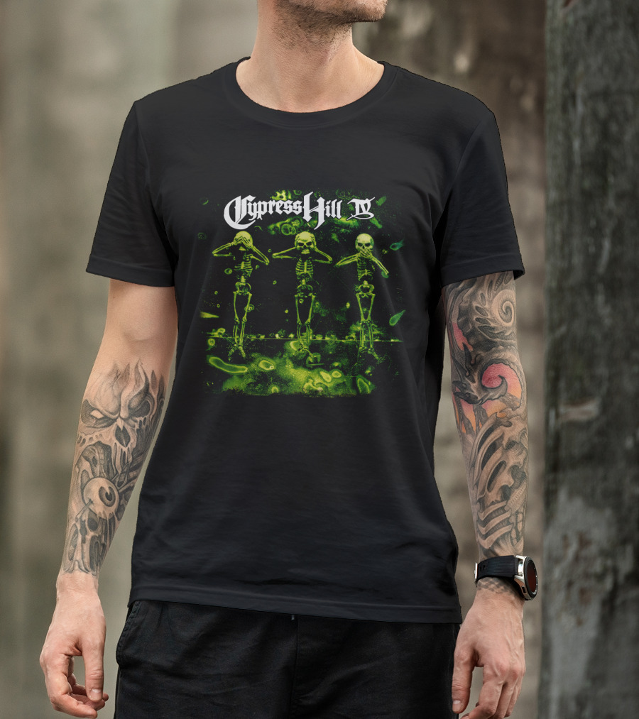 Cypress Hill Iv Skeleton Trio T-Shirt