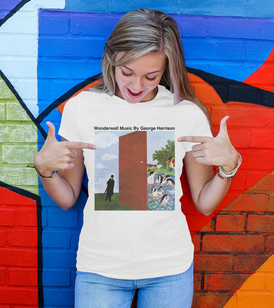 Wonderwall Music By George Harrison Album Cover T-Shirt
