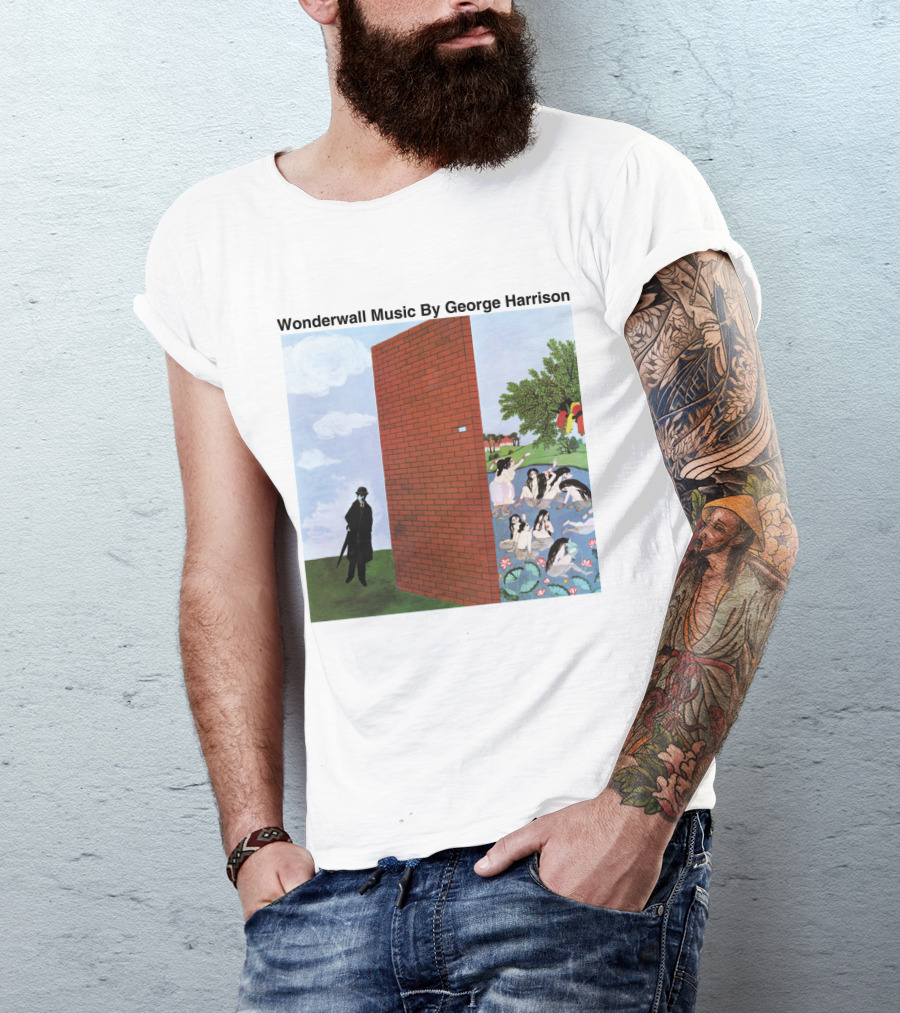 Wonderwall Music By George Harrison Album Cover T-Shirt