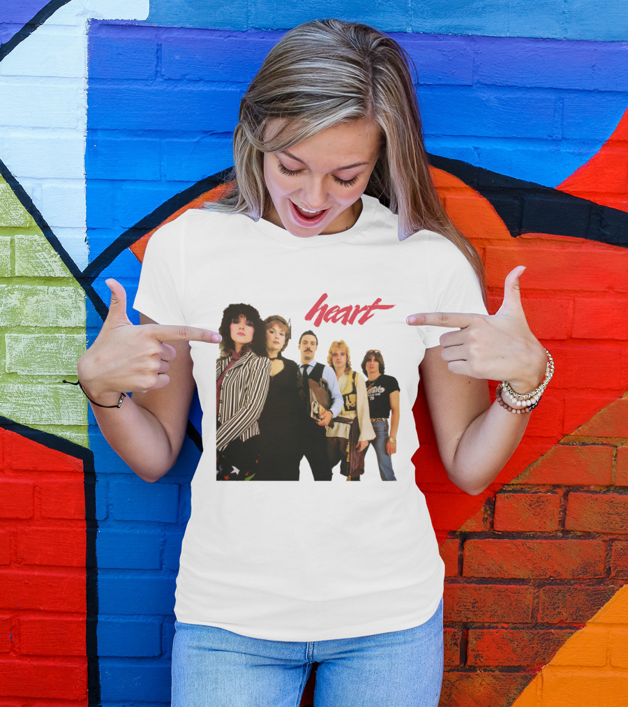 Heart Band Group Photo Lineup T-Shirt