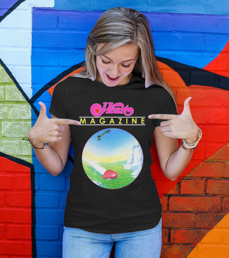 Heart Magazine 1977 Album Cover Art T-Shirt