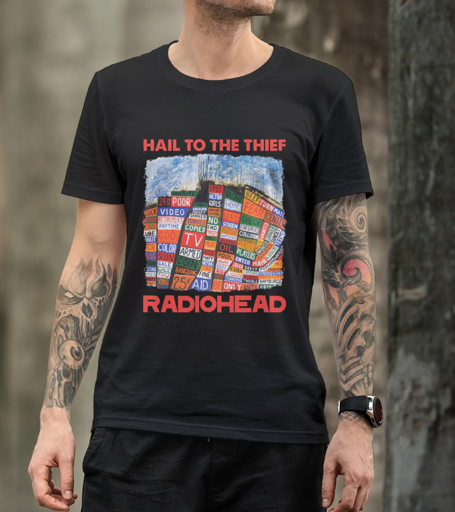 Hail To The Thief Radiohead Album Cover Art T-Shirt