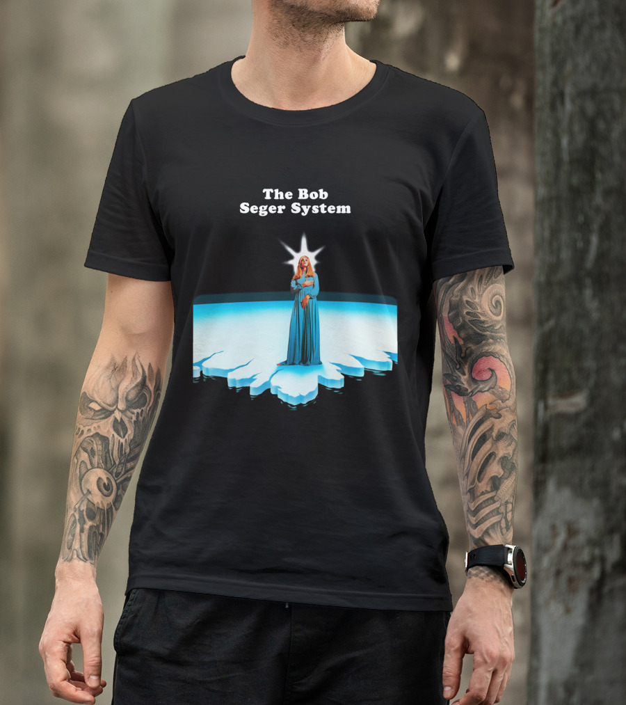 The Bob Seger System Blue Figure Radiant Island T-Shirt