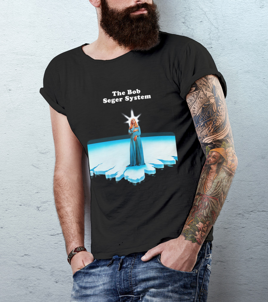 The Bob Seger System Blue Figure Radiant Island T-Shirt