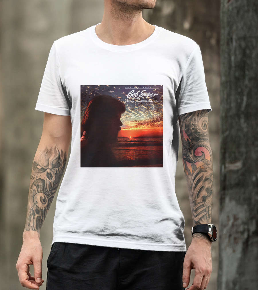 Bob Seger Against The Wind The Distance Album Cover Sunset Silhouette T-Shirt