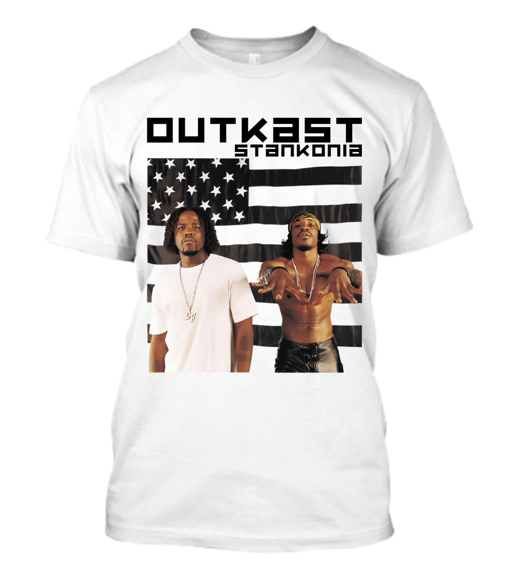 Outkast Stankonia American Flag Photo T-Shirt