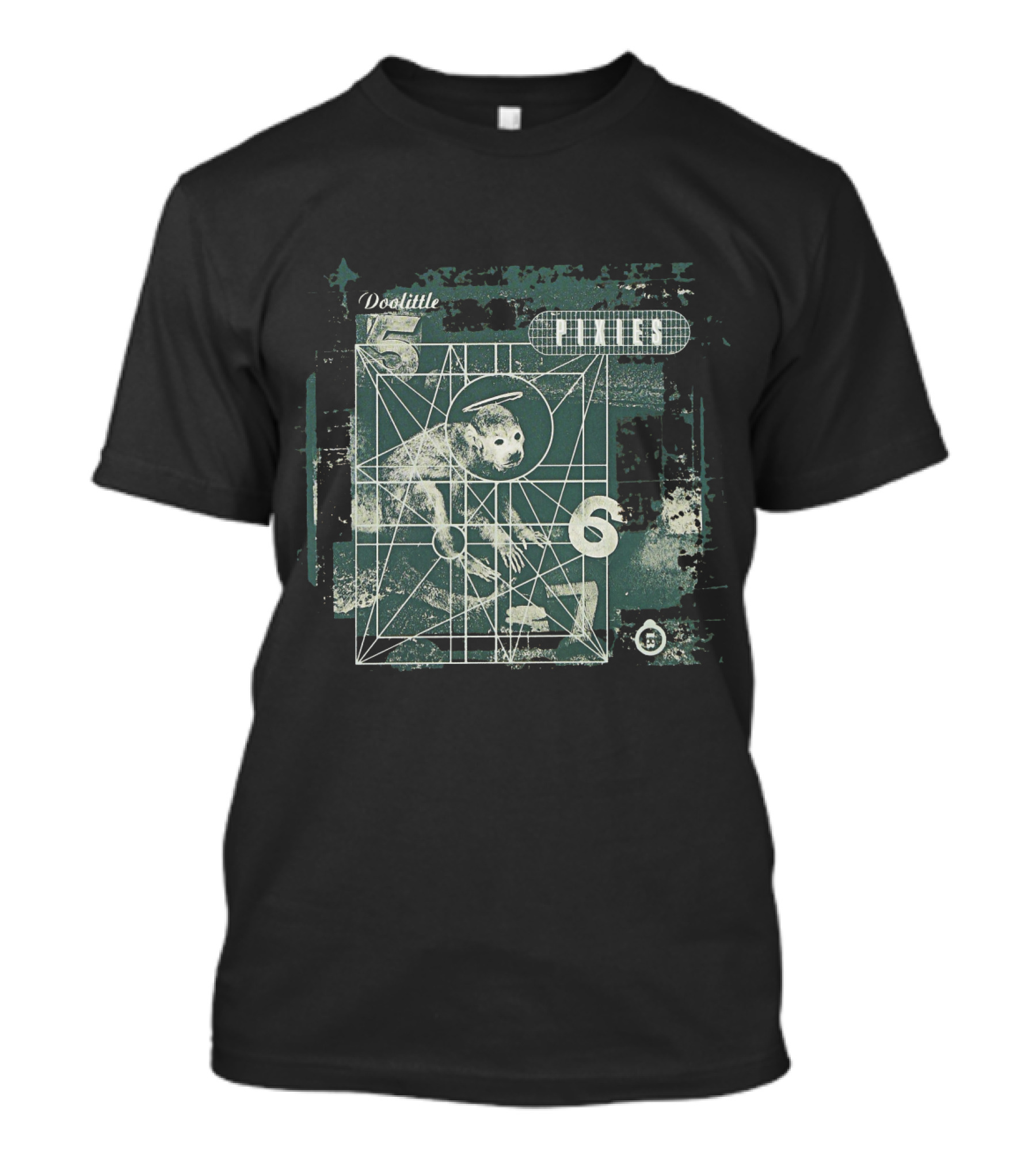 Doolittle Pixies Dog With Grid And Numbers 5 T-Shirt