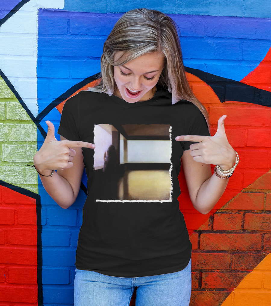 Mysterious Shadow By The Window T-Shirt