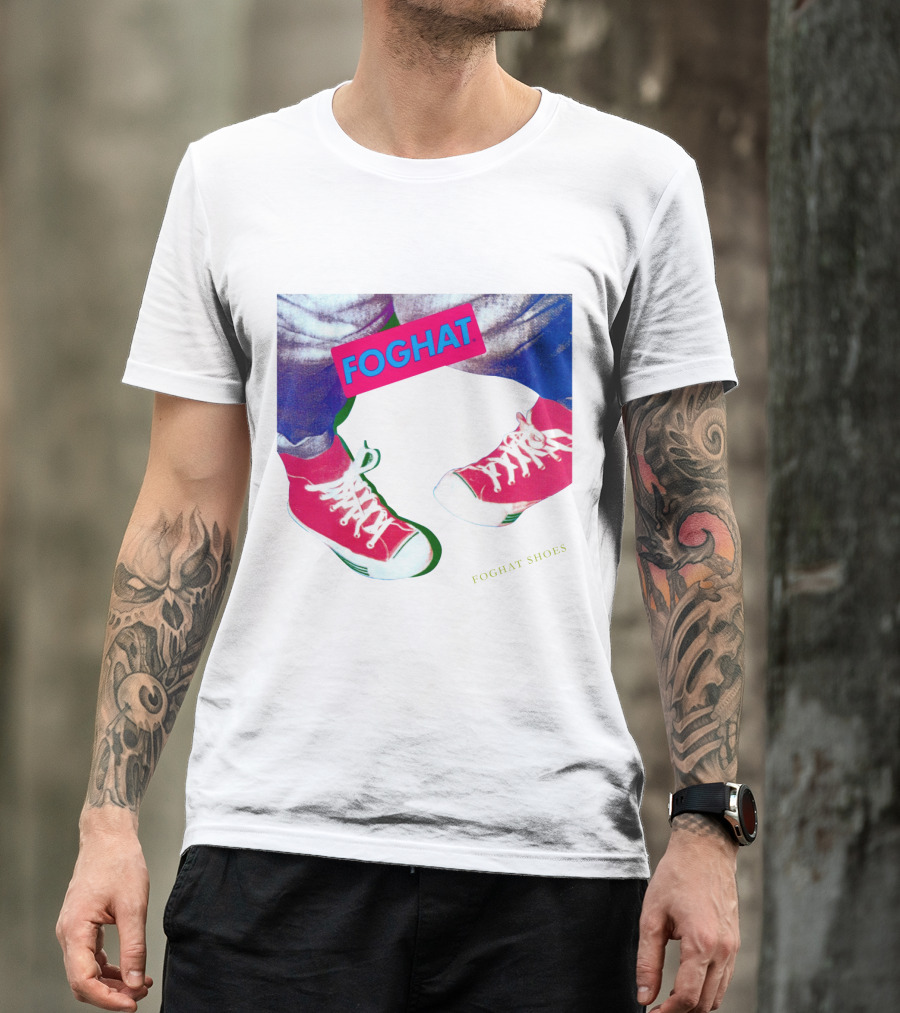 Foghat Shoes Vintage Style Retro Sneakers T-Shirt