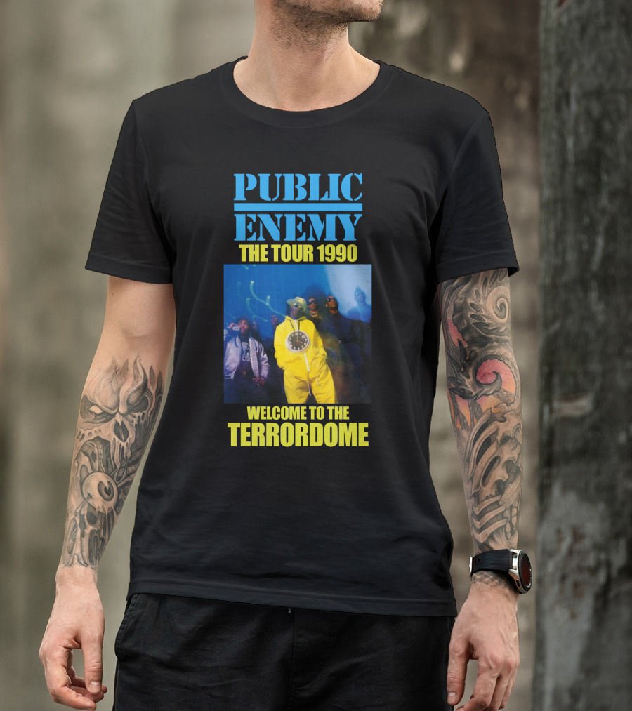 Public Enemy The Tour 1990 Welcome To The Terrordome T-Shirt