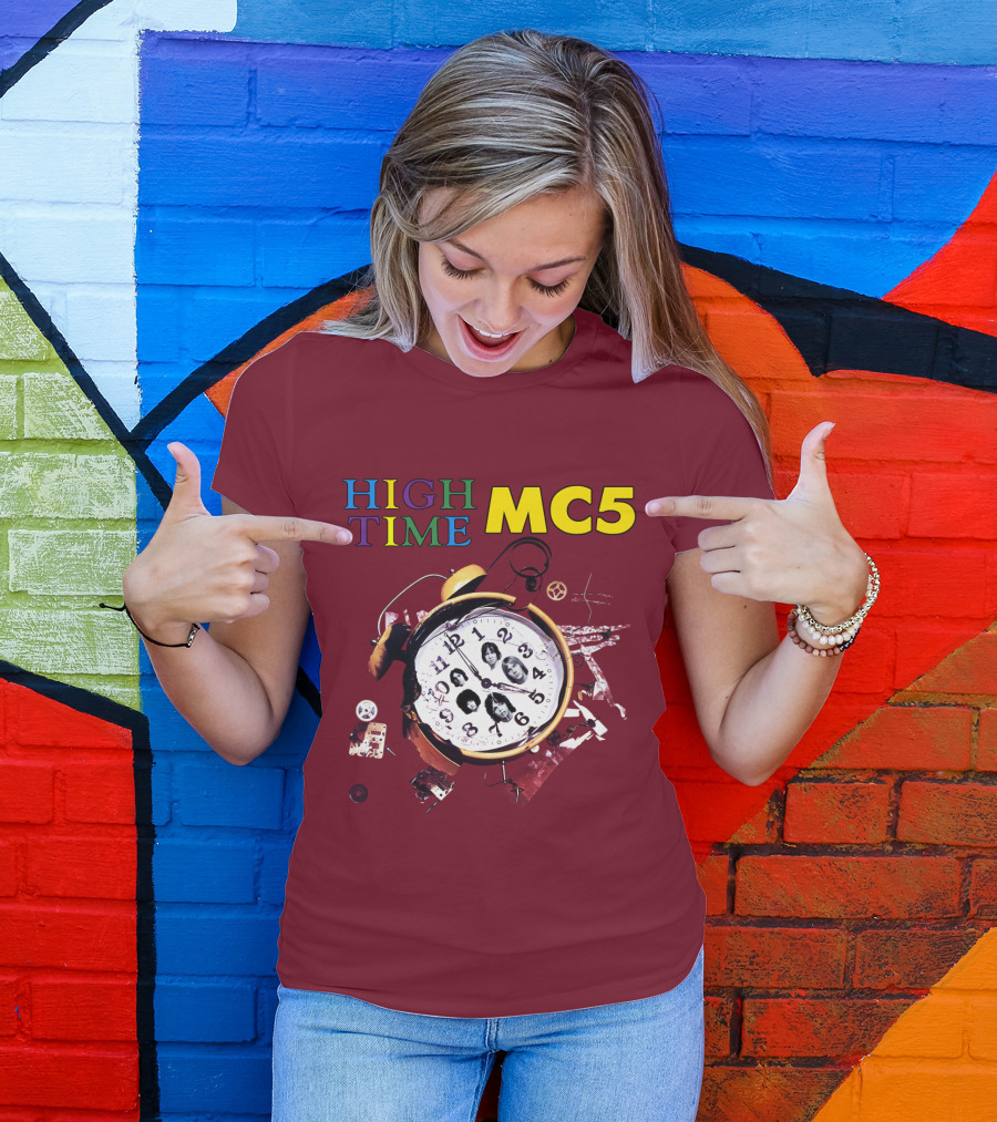 High Time Mc5 Clock T-Shirt