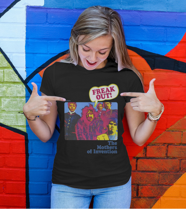Freak Out The Mothers Of Invention Vintage Album Cover T-Shirt
