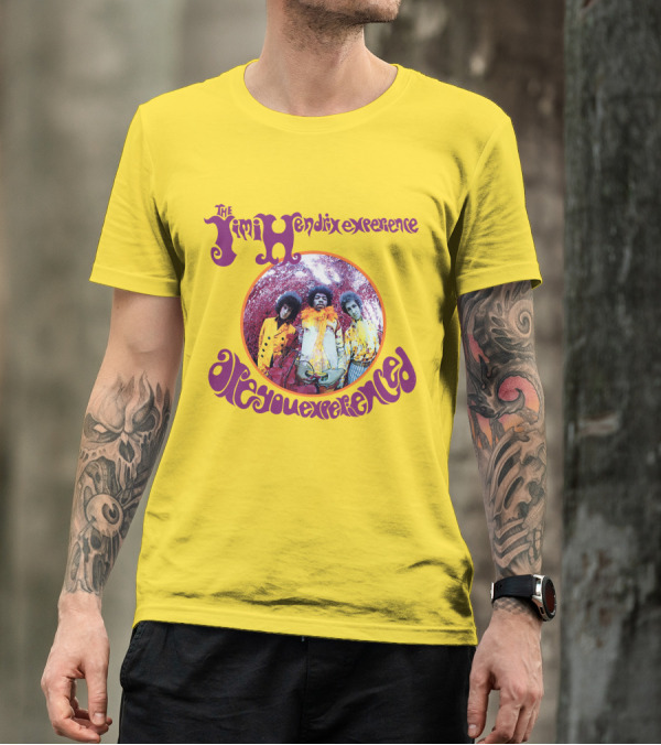 The Jimi Hendrix Experience Are You Experienced Psychedelic Band Image T-Shirt