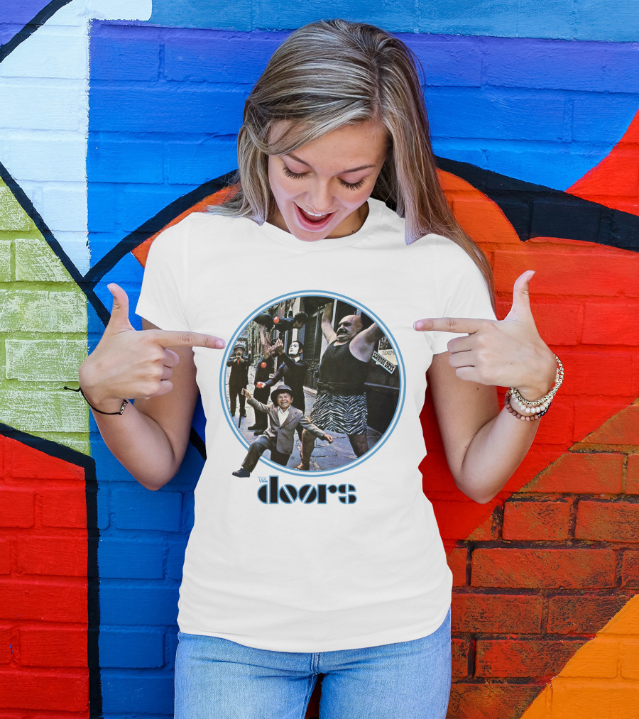 The Doors Strange Days Album Cover Vintage Photo T-Shirt