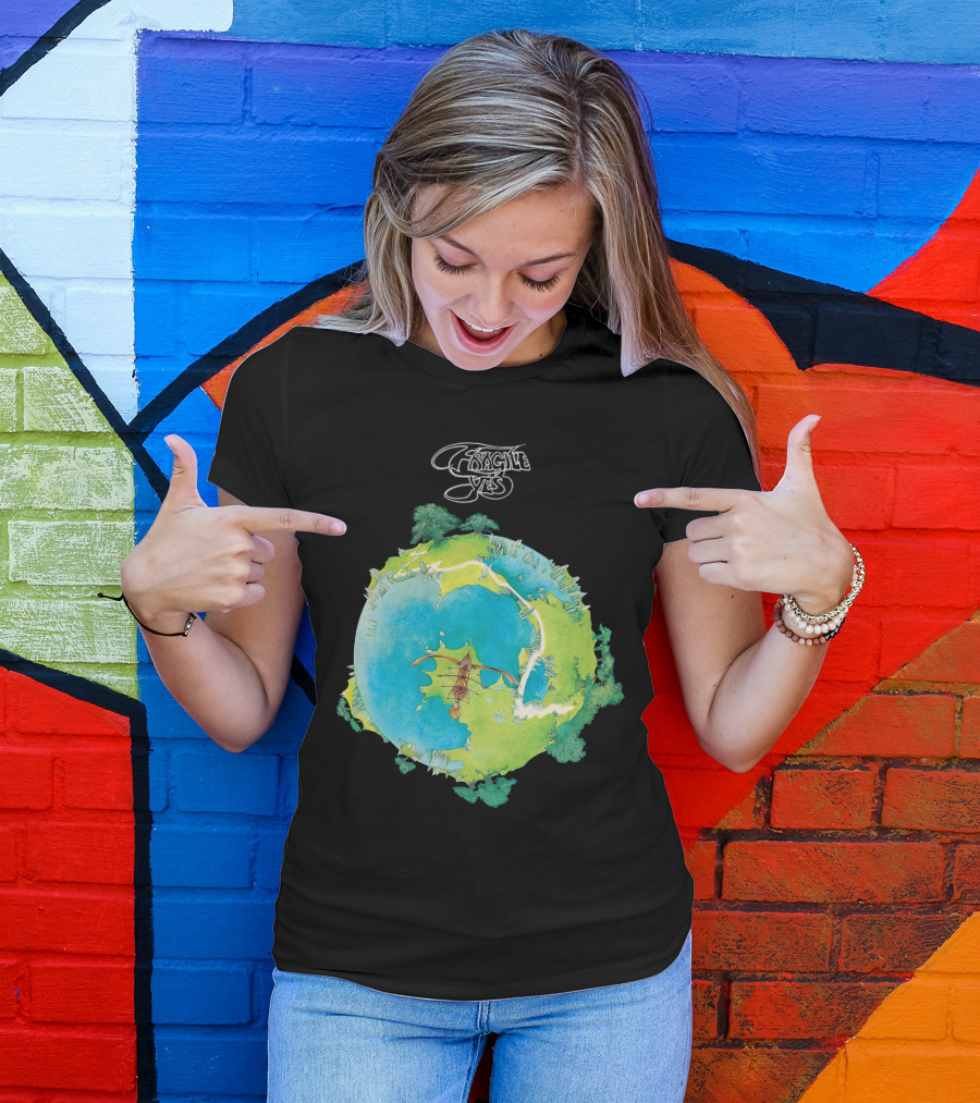 Yes Fragile Earth Island T-Shirt