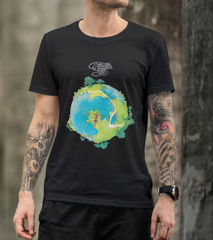Yes Fragile Earth Island T-Shirt