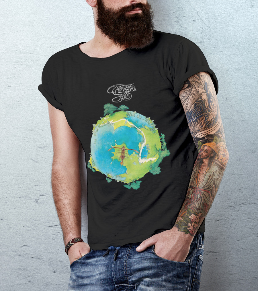 Yes Fragile Earth Island T-Shirt