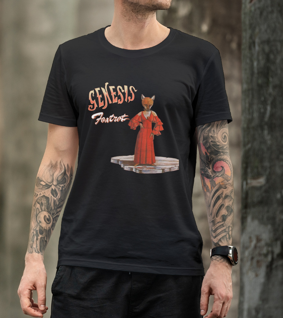 Genesis Fox In Red Dress Foxtrot T-Shirt