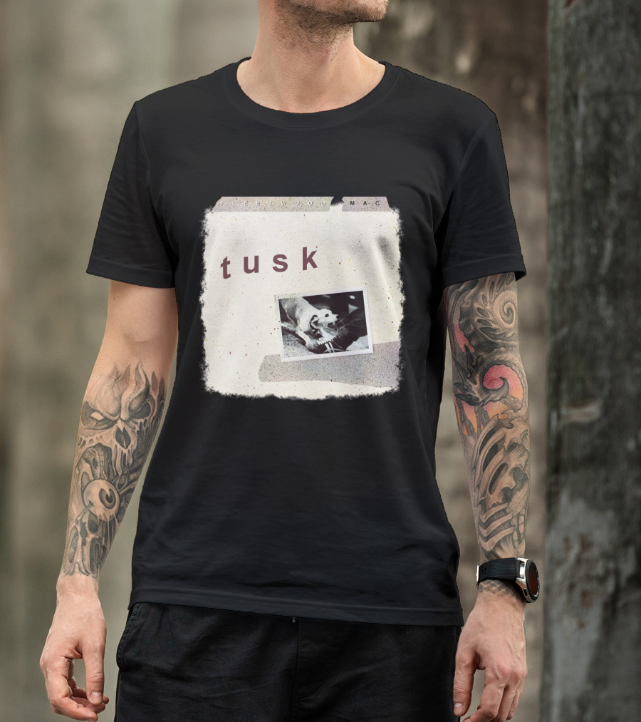 Fleetwood Mac Tusk Album Dog Photo Cover T-Shirt