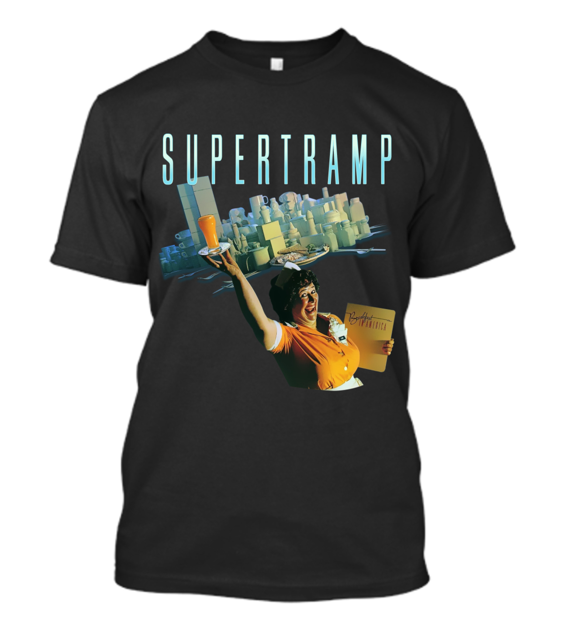 Supertramp Breakfast In America Album Cover Classic Iconic T-Shirt