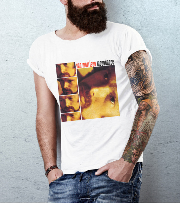 Van Morrison Moondance 1970 Album Cover T-Shirt