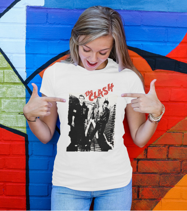 The Clash Iconic Punk Rock Album Cover T-Shirt