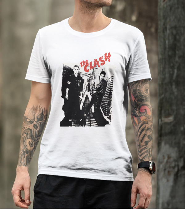 The Clash Iconic Punk Rock Album Cover T-Shirt