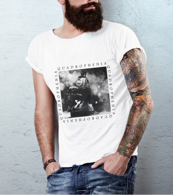 Quadrophenia The Who Motorcycle Jacket Smoke Image T-Shirt