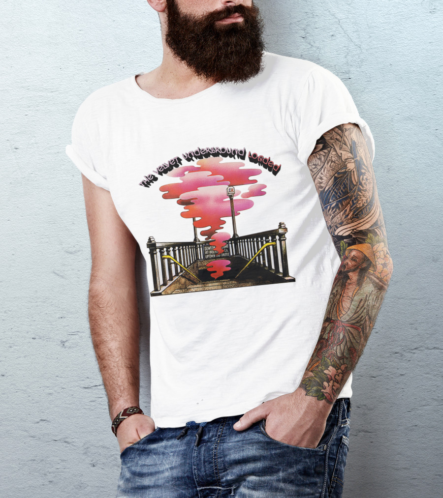 The Velvet Underground Loaded 1970 Album Subway Artwork Junction Brooklyn Uptown Via 8th Avenue Station T-Shirt