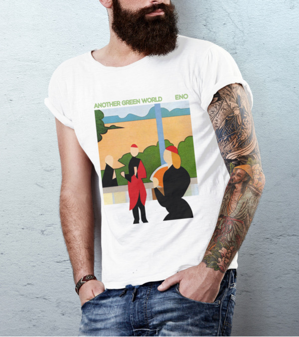 Another Green World Eno Album Artwork Geometric Figures T-Shirt