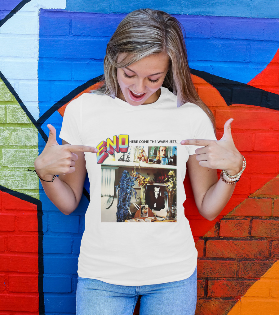 ENO Here Come The Warm Jets Vibrant Album Imagery T-Shirt
