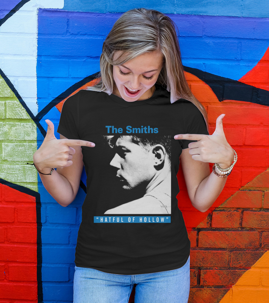 The Smiths Hatful Of Hollow Black And White Profile T-Shirt