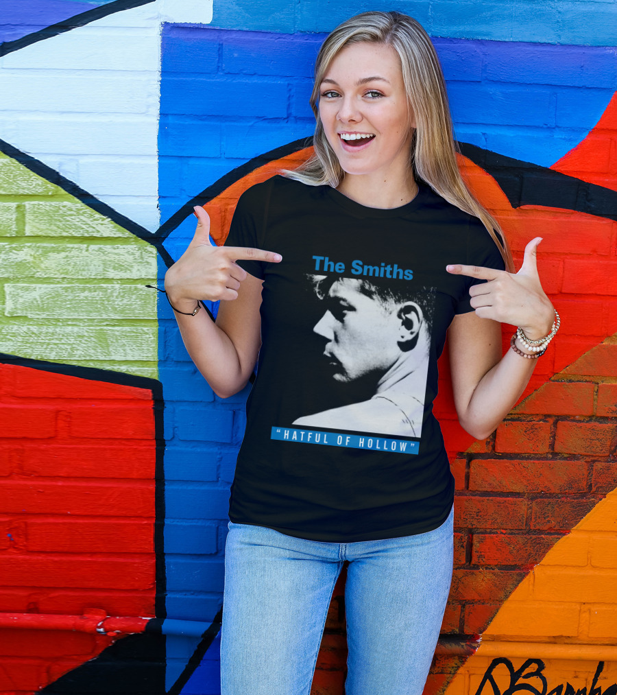The Smiths Hatful Of Hollow Black And White Profile T-Shirt