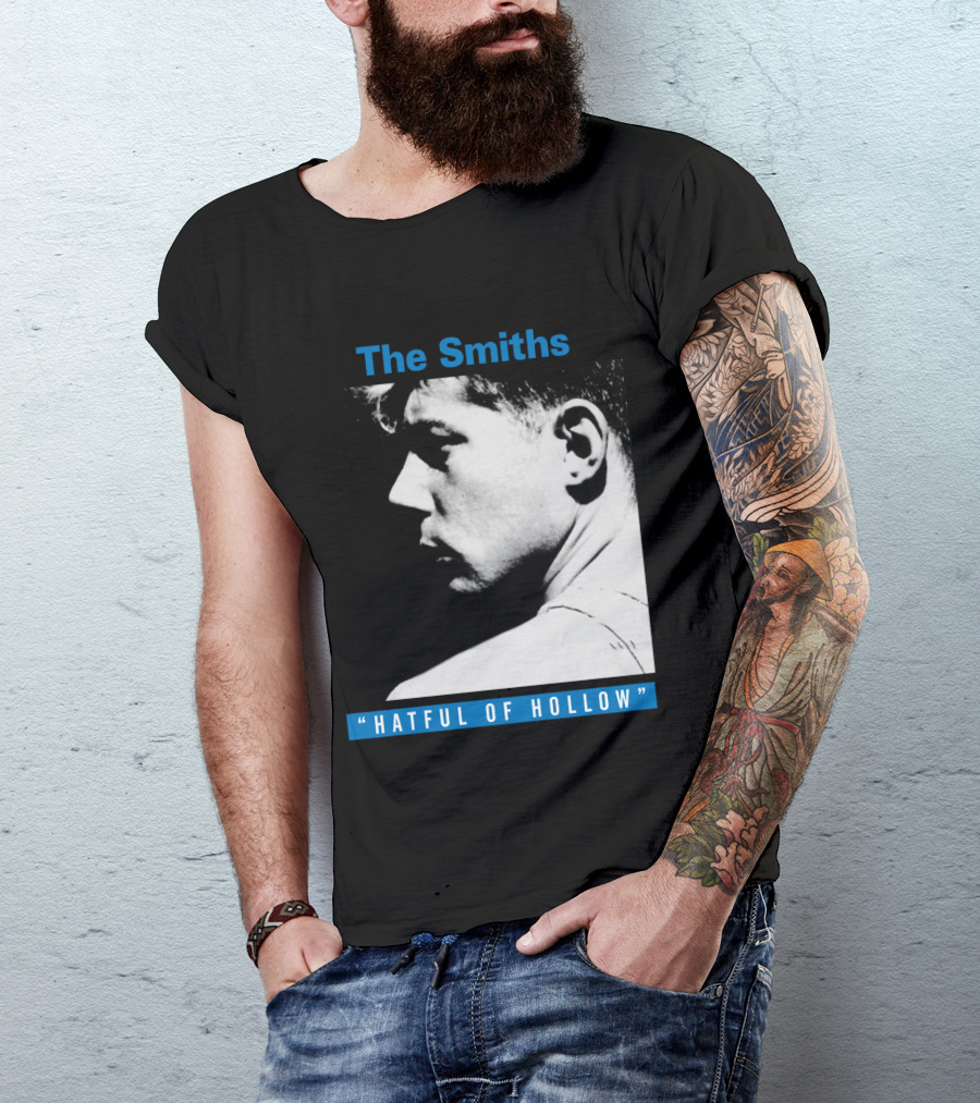 The Smiths Hatful Of Hollow Black And White Profile T-Shirt