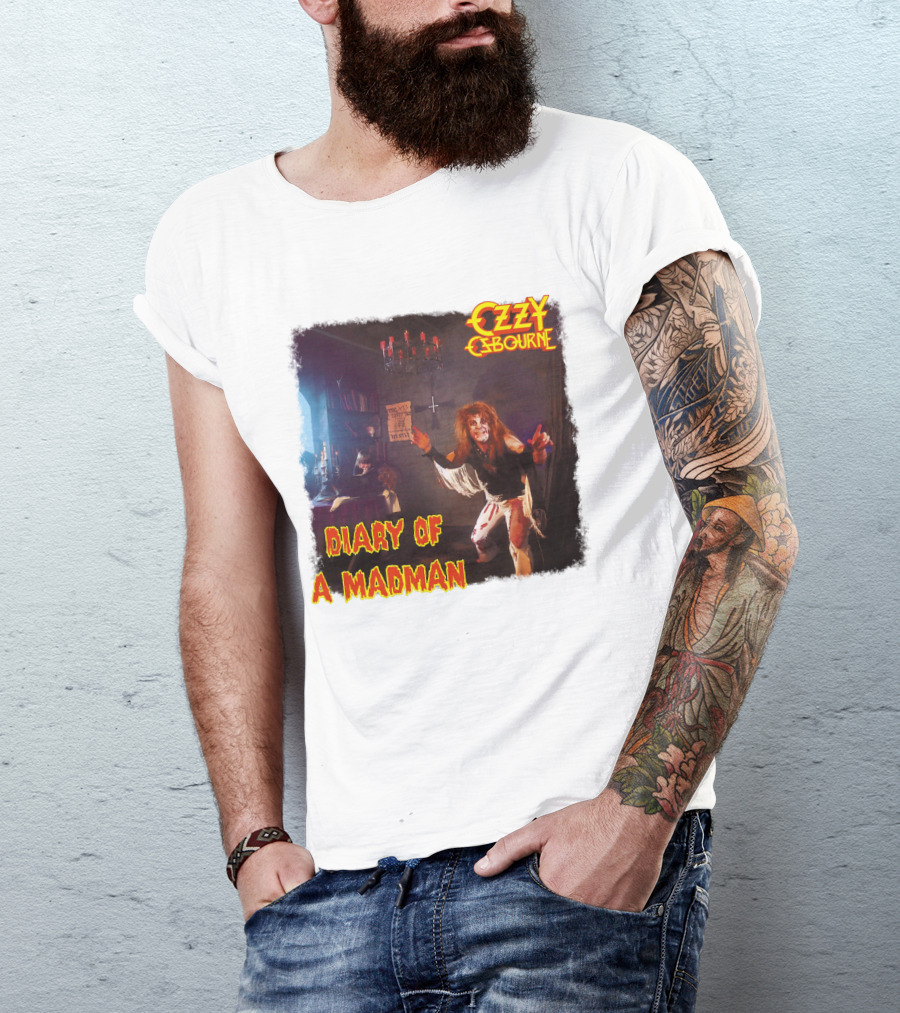 Ozzy Osbourne Diary Of A Madman Album Cover T-Shirt