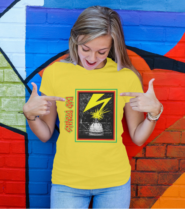 Bad Brains Capitol Lightning Bolt T-Shirt