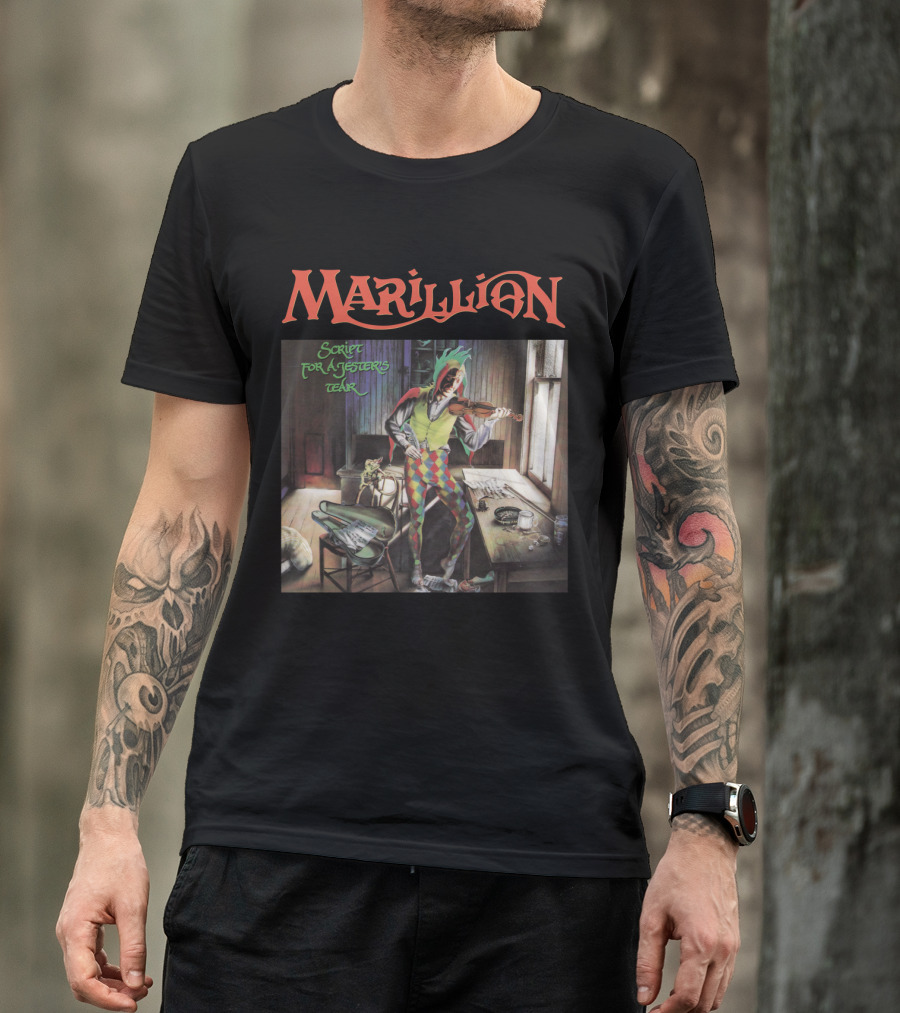 Marillion Script For A Jester's Tear Vintage Album T-Shirt