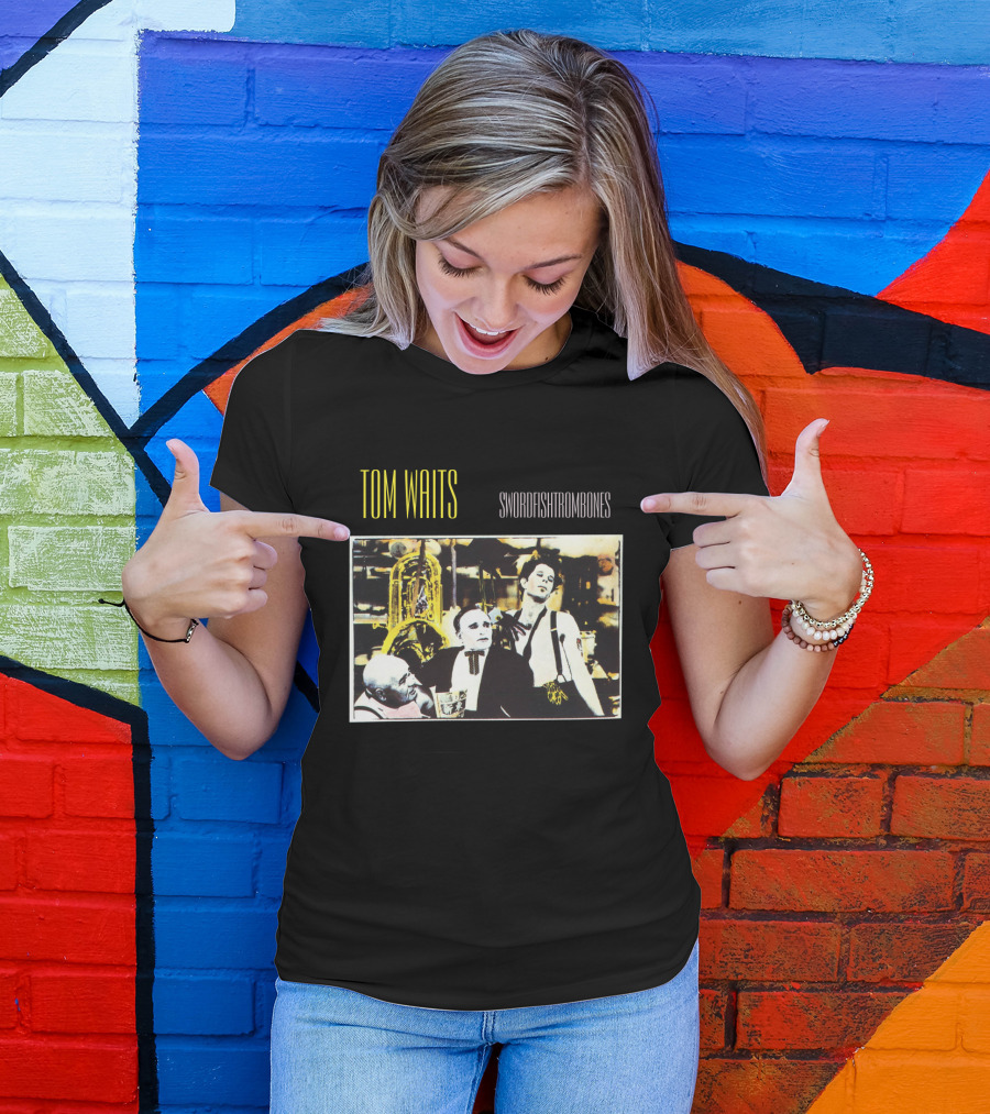 Tom Waits Swordfishtrombones Album Cover T-Shirt