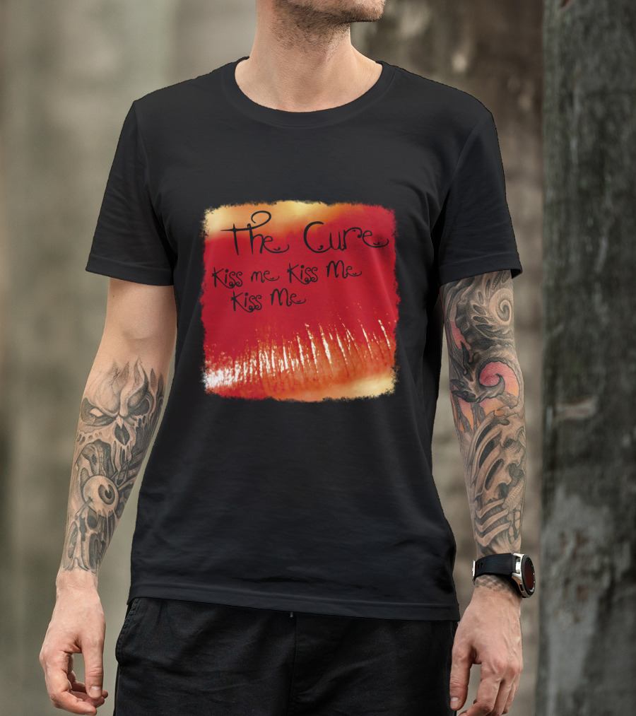 The Cure Kiss Me Kiss Me Kiss Me Red Lips T-Shirt
