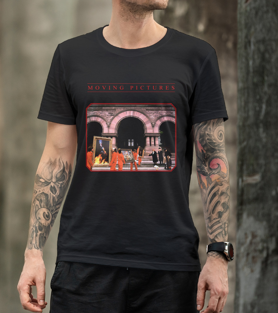 Rush Moving Pictures Album Cover Archway Scene T-Shirt