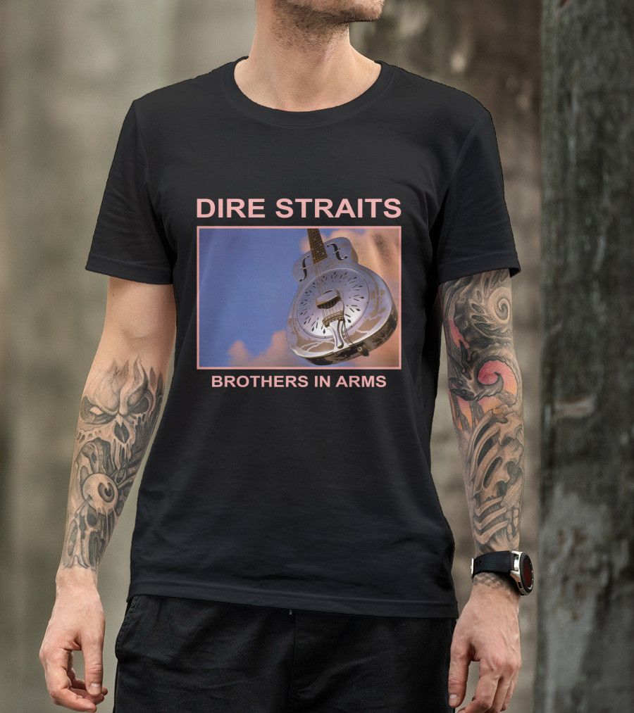 Dire Straits Brothers In Arms Steel Guitar T-Shirt
