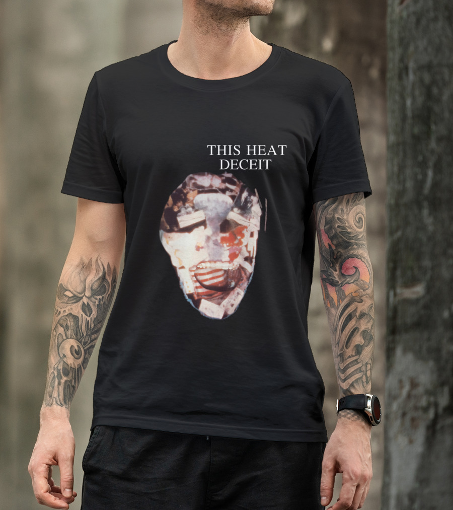 This Heat Deceit Mask Collage T-Shirt