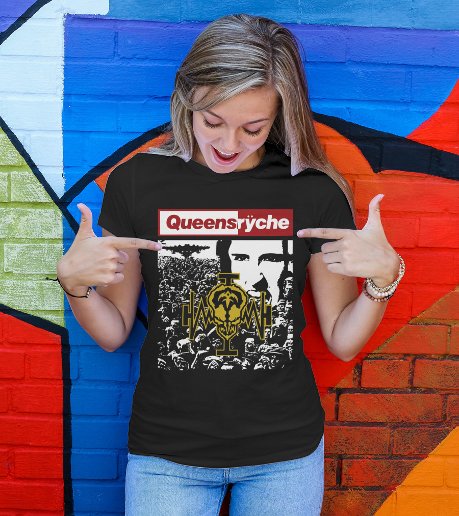 Queensrÿche Operation Mindcrime Album Artwork Iconic Skull T-Shirt