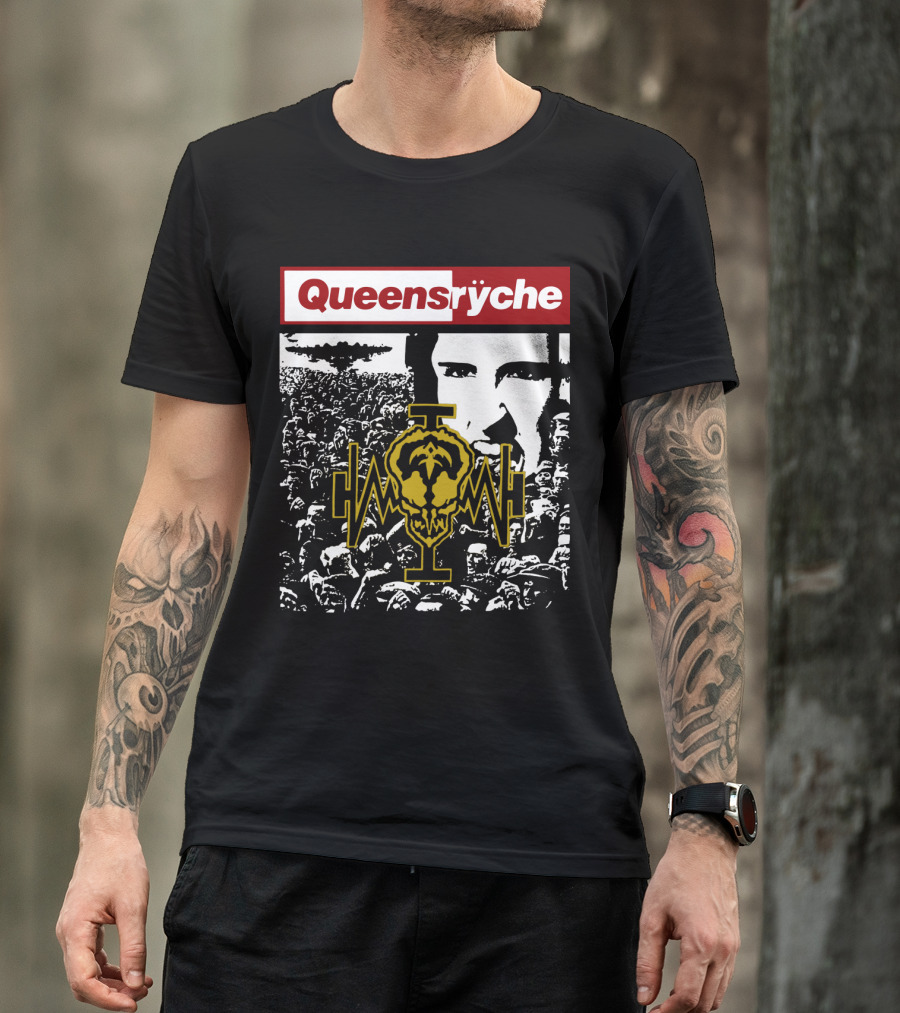 Queensrÿche Operation Mindcrime Album Artwork Iconic Skull T-Shirt